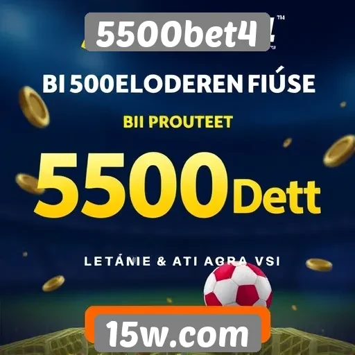 Promoções e bônus oferecidos pelo 5500bet4